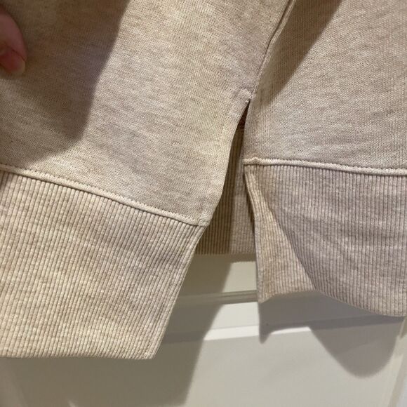 Time And Tru Crewneck pullover Sweatshirt Women’s Size XXL 20 NEW Beige - Picture 5 of 9